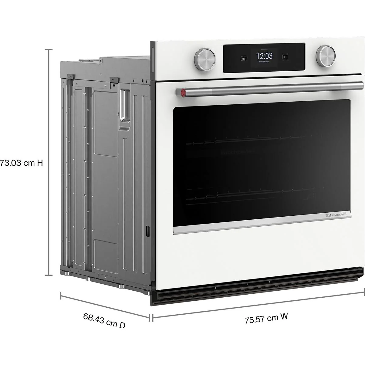 KitchenAid Four mural simple encastré de 30 pouces avec technologie convection - Image 36