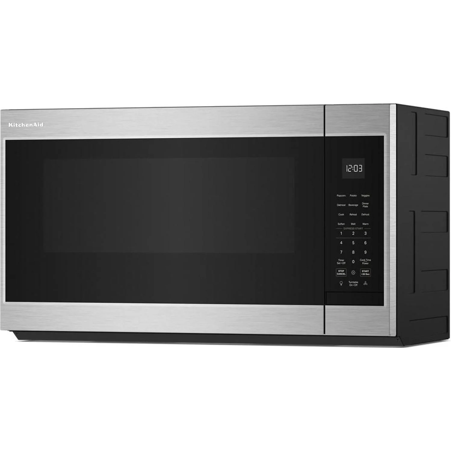 KitchenAid Four à micro-ondes à hotte intégrée de 30 pouces, 1,9 pi. cu. YKMMS130RPS - Image 3