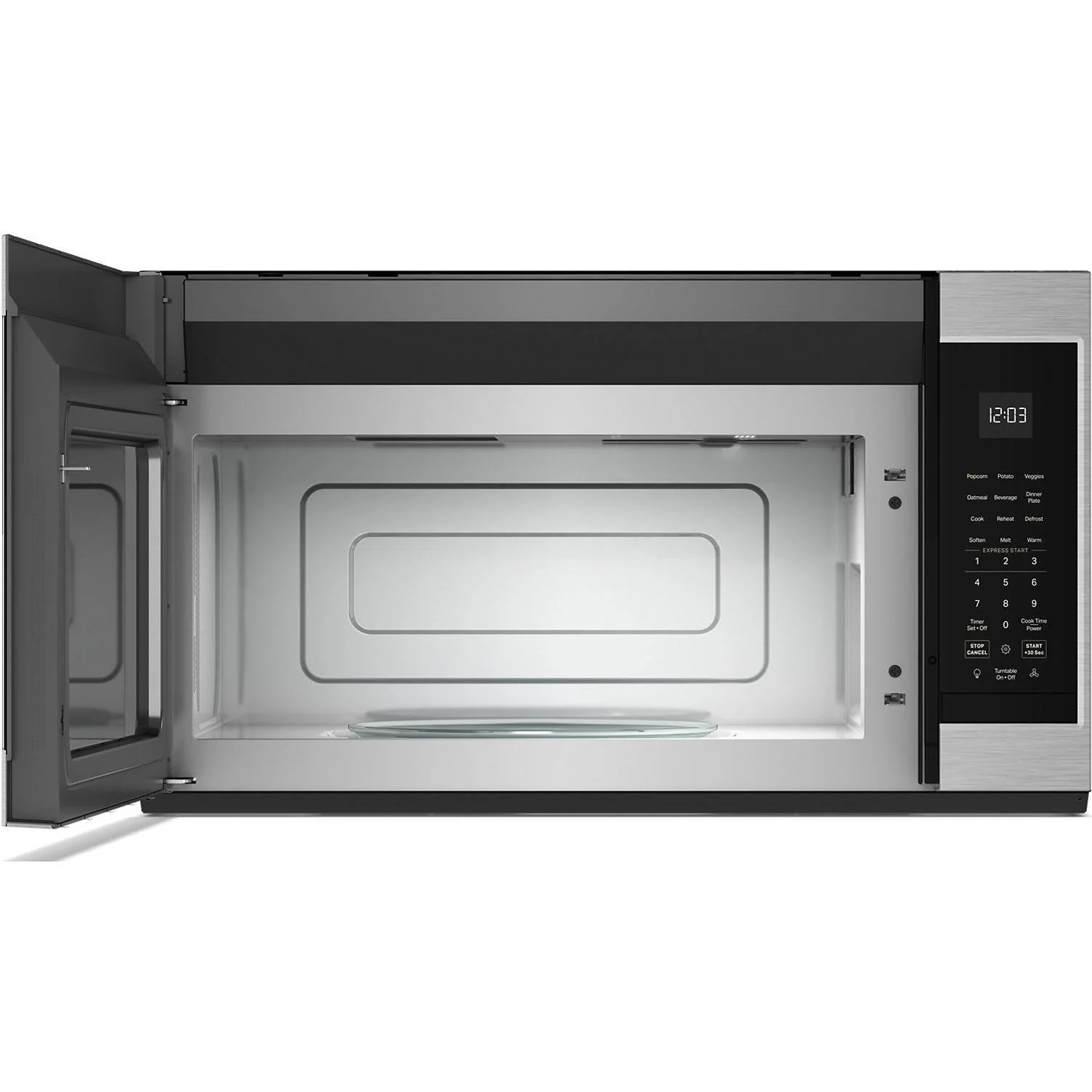 KitchenAid Four à micro-ondes à hotte intégrée de 30 pouces, 1,9 pi. cu. YKMMS130RPS - Image 4