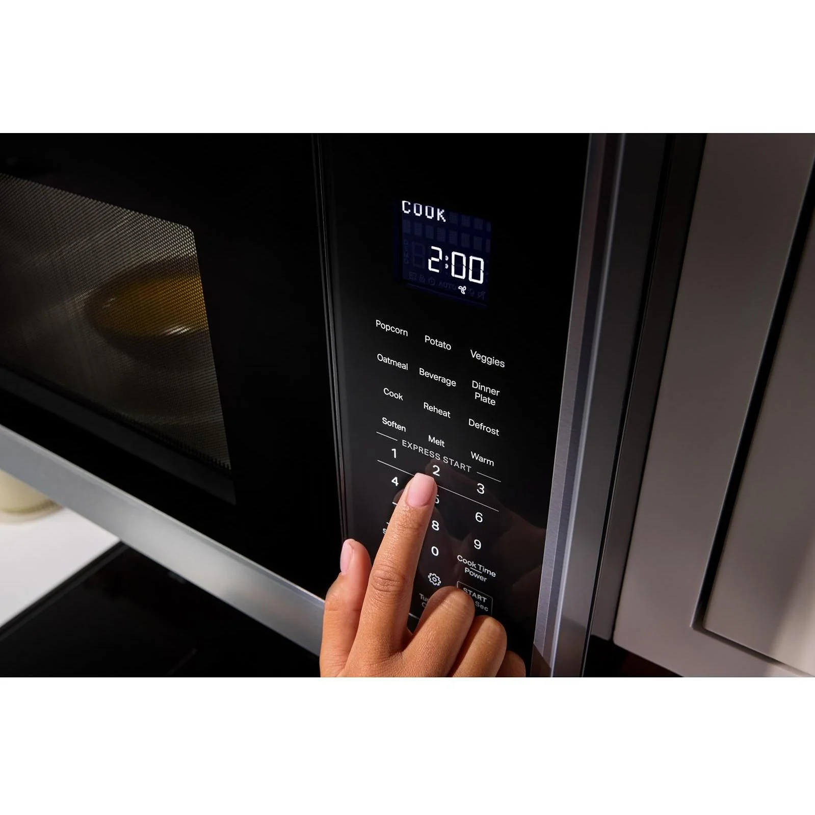 KitchenAid Four à micro-ondes à hotte intégrée de 30 pouces, 1,9 pi. cu. YKMMS130RPS - Image 9