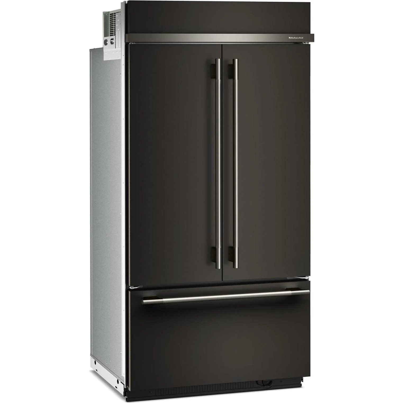 KitchenAid Réfrigérateur 3 portes avec porte à deux battants intégré de 42 pouces, 24,2 pi. cu. - Image 7