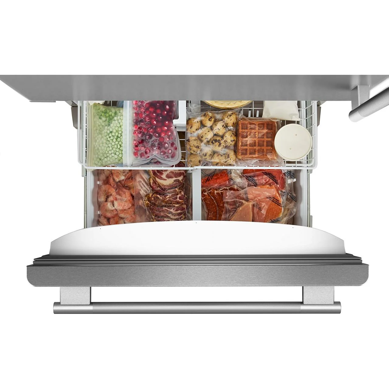 KitchenAid Réfrigérateur à congélateur inférieur autoportant de 33 pouces, 22 pi. cu. KRBL133SPS - Image 3