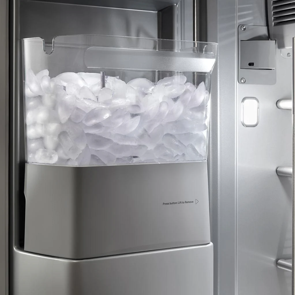 KitchenAid Réfrigérateur côte-à-côte intégré de 48 pouces, 29,4 pi. cu. avec distributeur d'eau et de glace externe KBSD748SPS - Image 7
