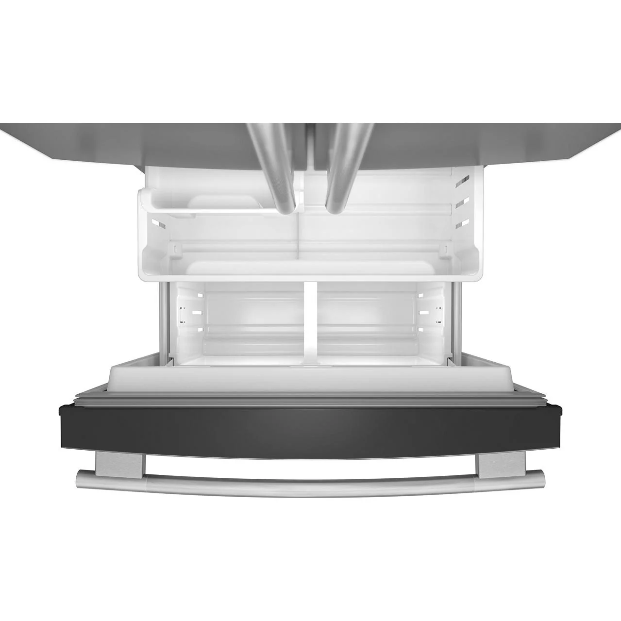 KitchenAid Réfrigérateur trois portes avec porte à deux battants autoportant de 30 pouces, 20 pi. cu. avec machine à glaçons KRFF330SPS - Image 3