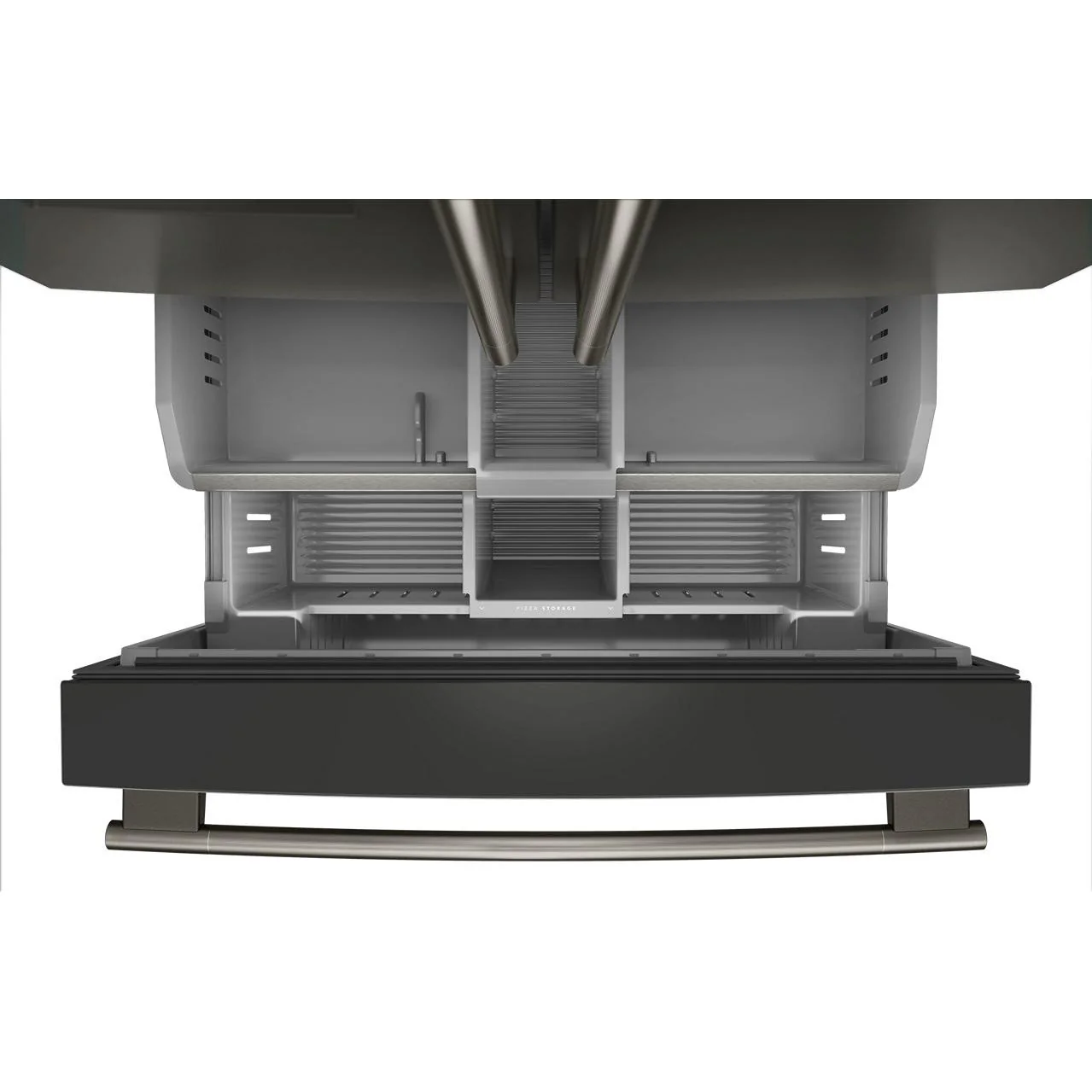 KitchenAid Réfrigérateur trois portes avec porte à deux battants de 36 pouces, 30 pi. cu. avec système distributeur d'eau et de glaçons - Image 12
