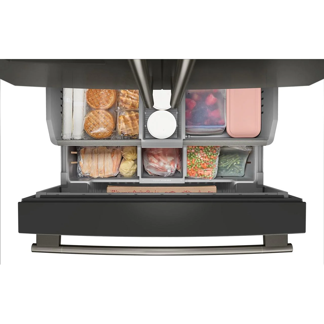KitchenAid Réfrigérateur trois portes avec porte à deux battants de 36 pouces, 30 pi. cu. avec système distributeur d'eau et de glaçons - Image 14