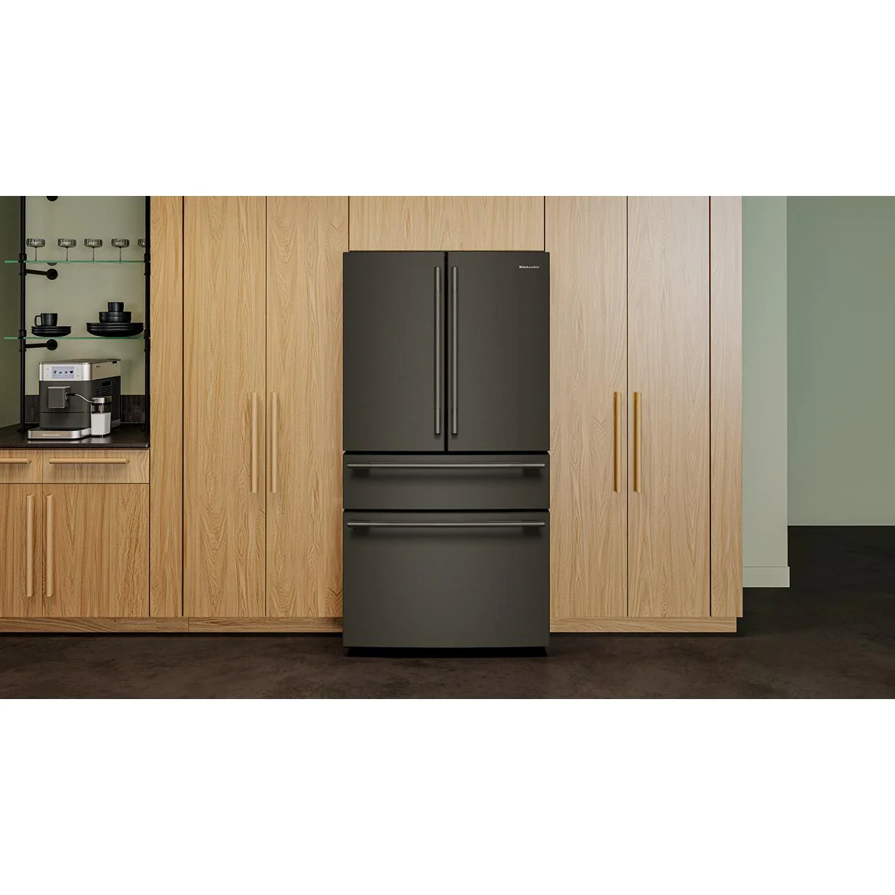 KitchenAid Réfrigérateur trois portes avec porte à deux battants de 36 pouces, 30 pi. cu. avec système distributeur d'eau et de glaçons - Image 15