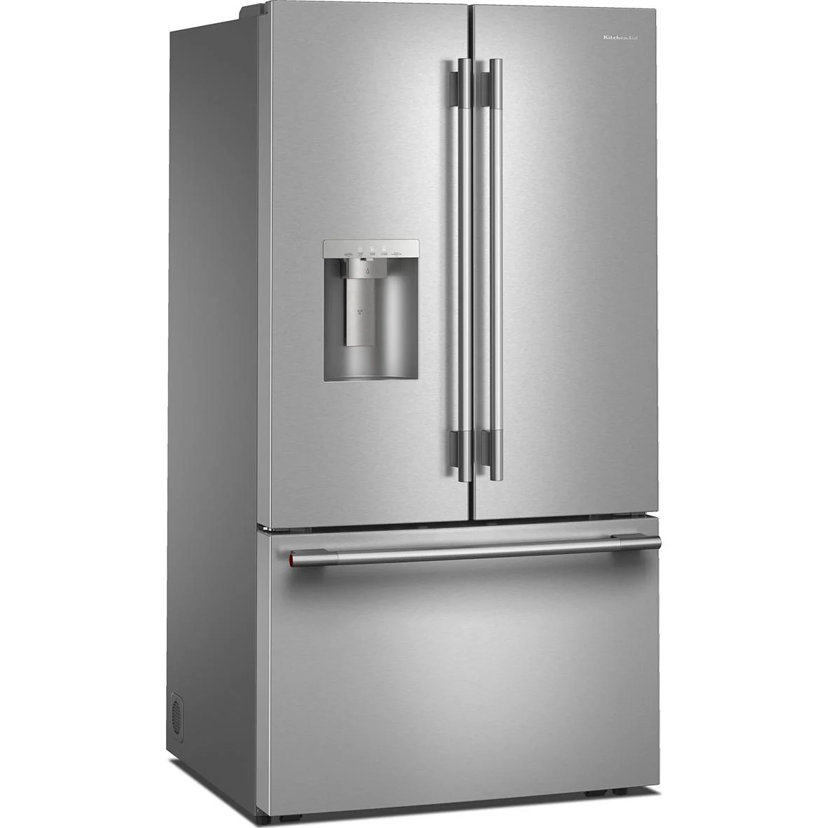 KitchenAid Réfrigérateur trois portes avec porte à deux battants de 36 pouces, 30 pi. cu. avec système distributeur d'eau et de glaçons - Image 4