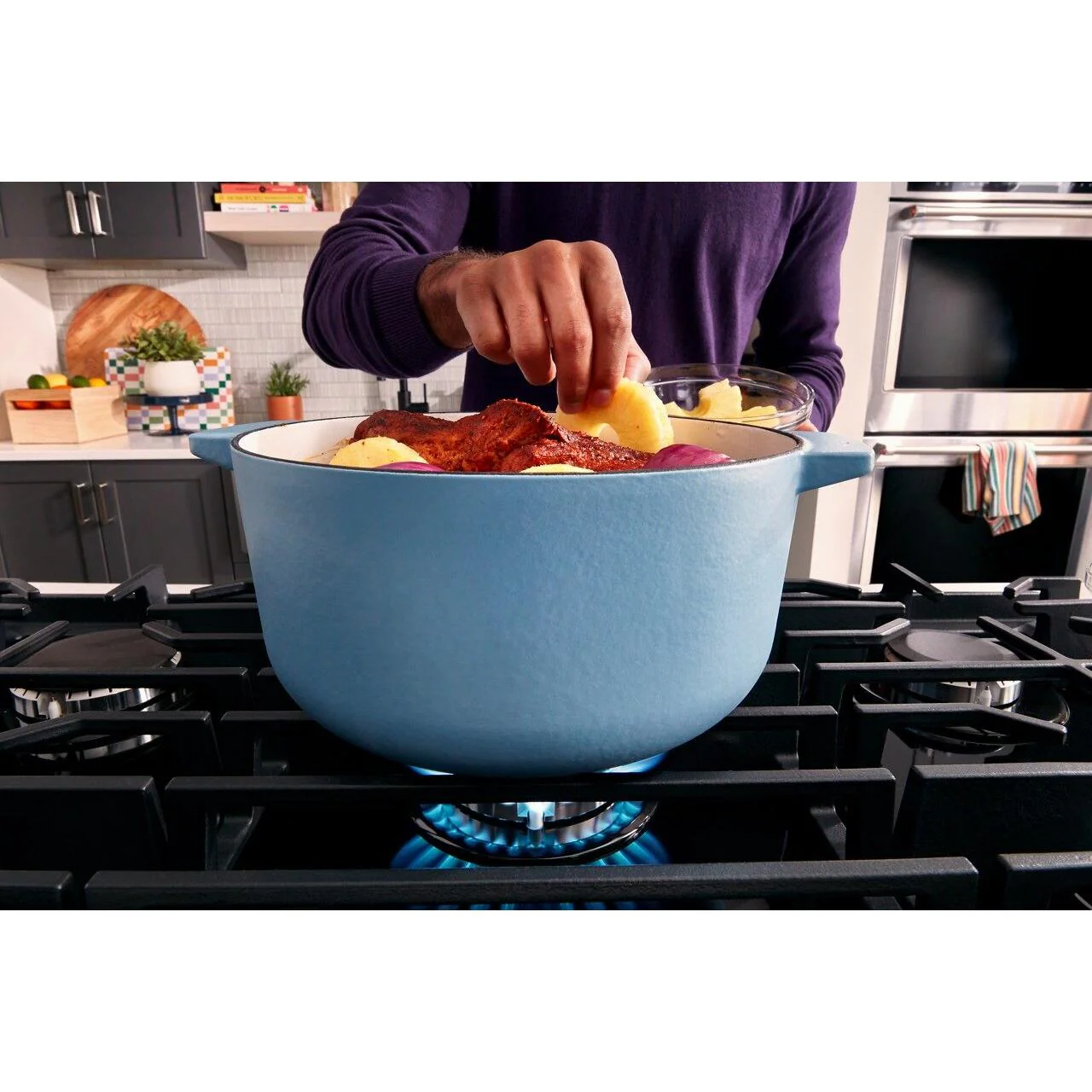 KitchenAid Table de cuisson encastrée à gaz de 30 pouces avec 5 brûleurs KCGG530PBL - Image 7
