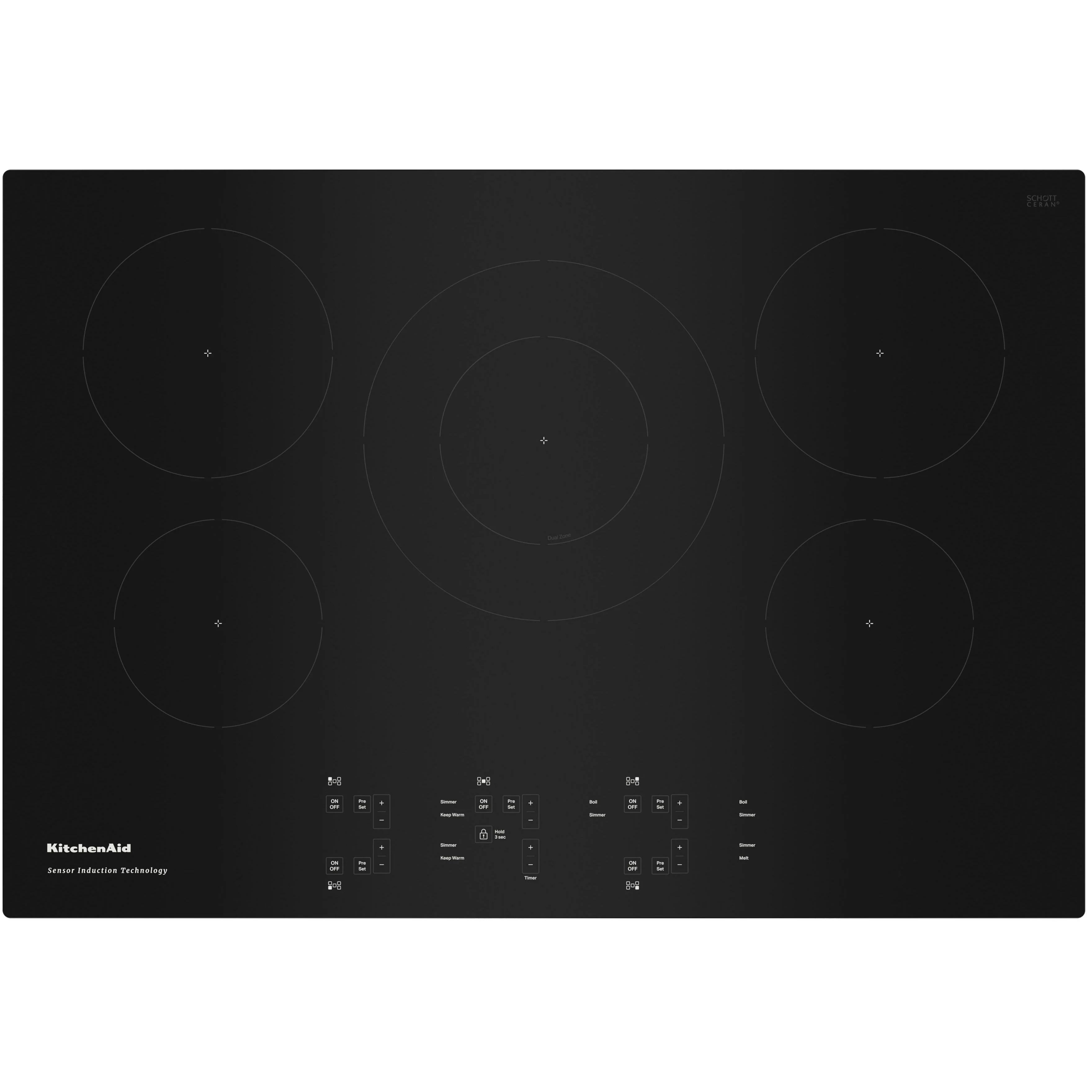 KitchenAid Table de cuisson encastrée à induction de 30 po