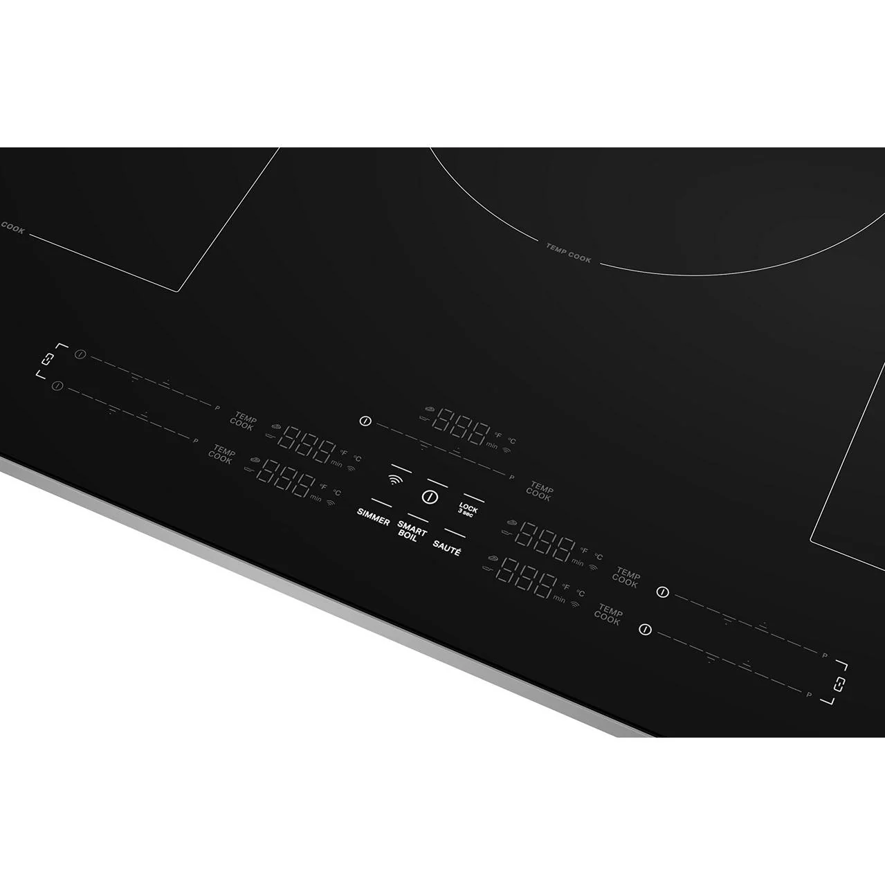 KitchenAid Table de cuisson encastrée à induction Temp Cook™ de 36 pouces avec 5 zones de cuisson - Image 4