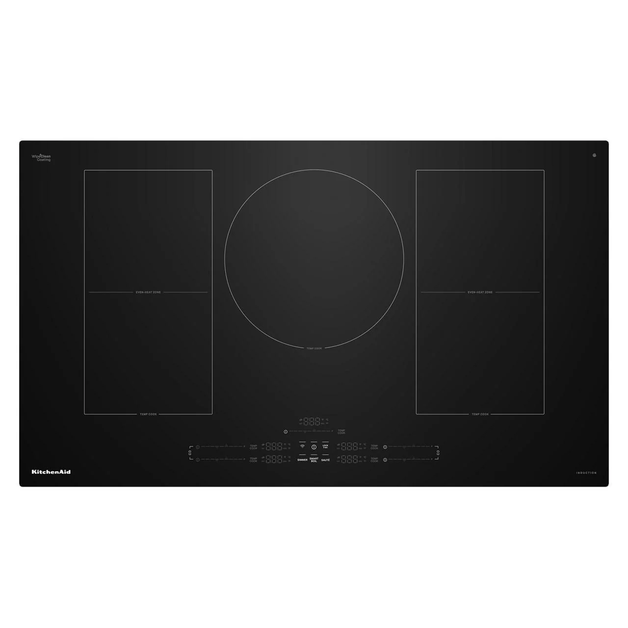 KitchenAid Table de cuisson encastrée à induction Temp Cook™ de 36 pouces avec 5 zones de cuisson - Image 9