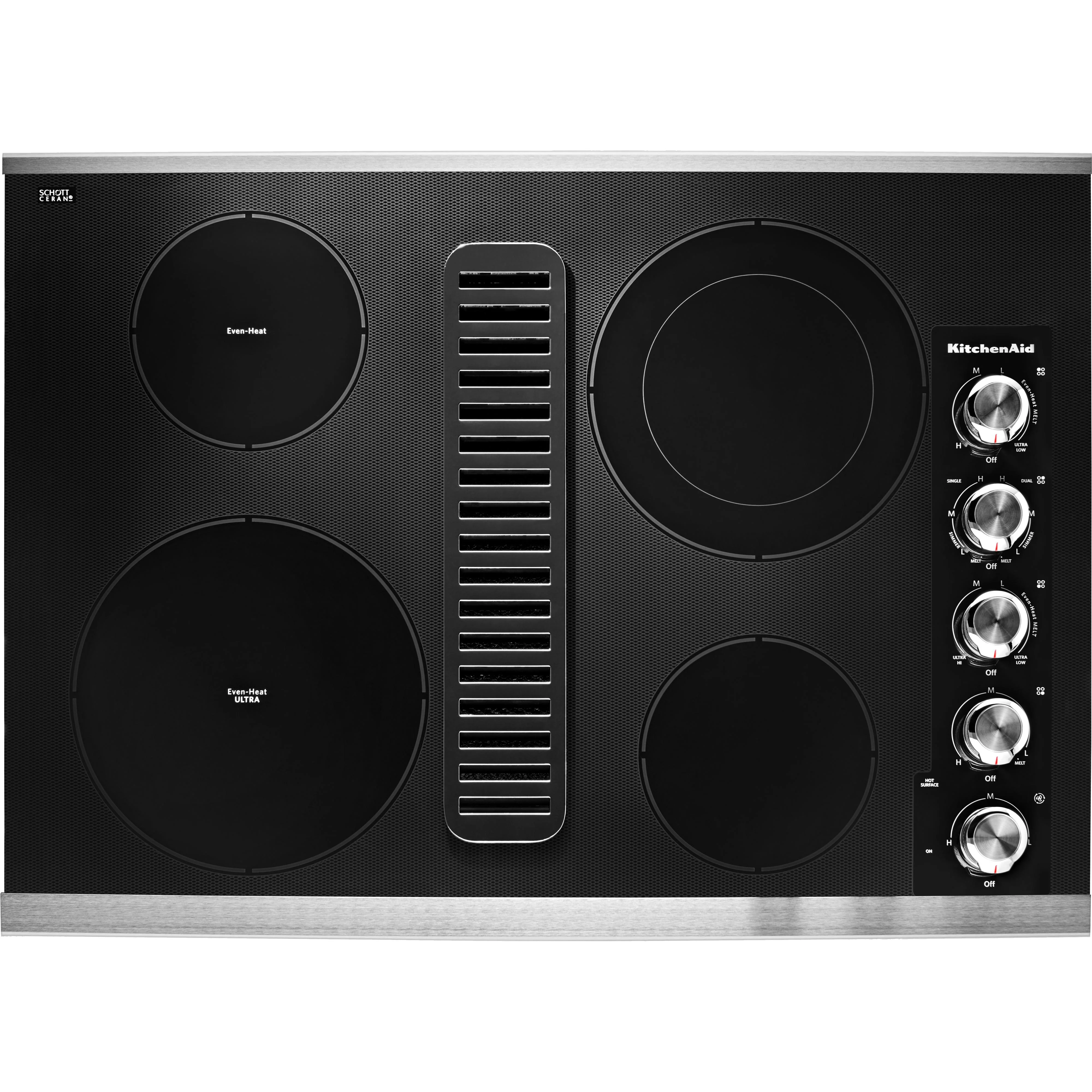 KitchenAid Table de cuisson encastrée électrique de 30 po. avec élément Even Heat™