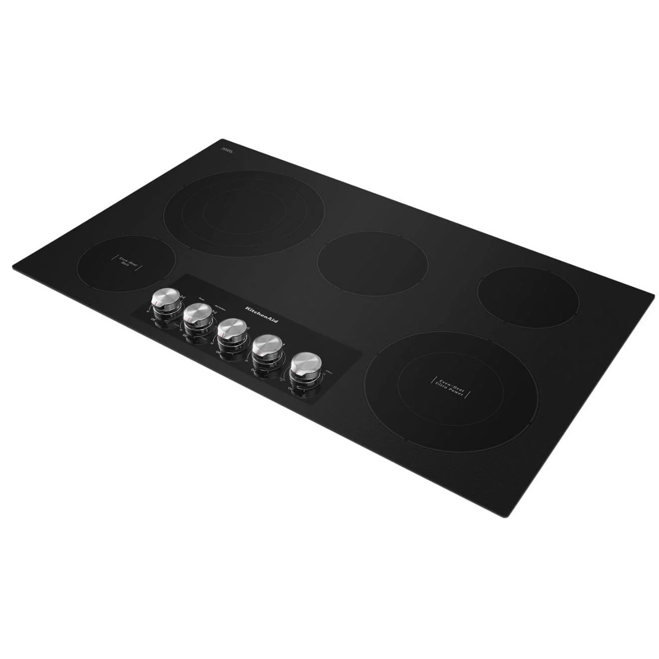 KitchenAid Table de cuisson encastrée électrique de 36 po avec élément Even-Heat™ Ultra Power™ KCES556HBL - Image 3