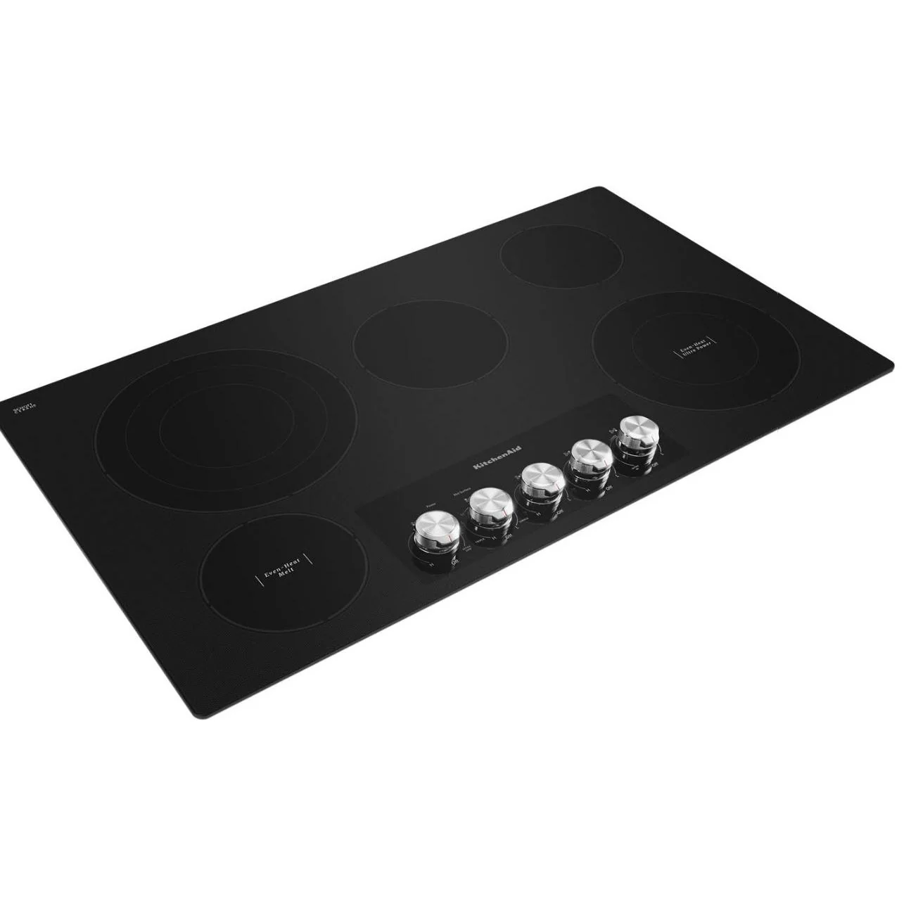 KitchenAid Table de cuisson encastrée électrique de 36 po avec élément Even-Heat™ Ultra Power™ KCES556HBL - Image 4