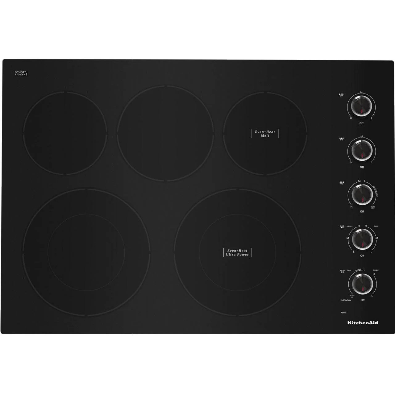 KitchenAid Table de cuissono encastrable électrique de 30 po avec 4 éléments