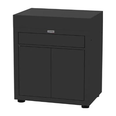 Le Marquier Meuble avec tiroir 80 x 55 cm noir MC80PTIE13