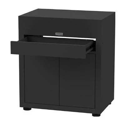 Le Marquier Meuble avec tiroir 80 x 55 cm noir MC80PTIE13 - Image 2