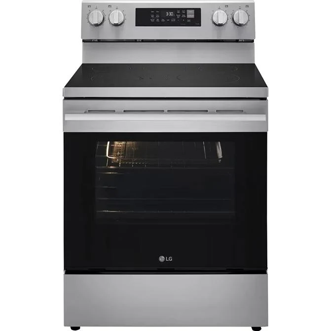 LG Cuisinière électrique intelligente de 30 pouces avec fonction Air Fry LREN6323YE - Image 4