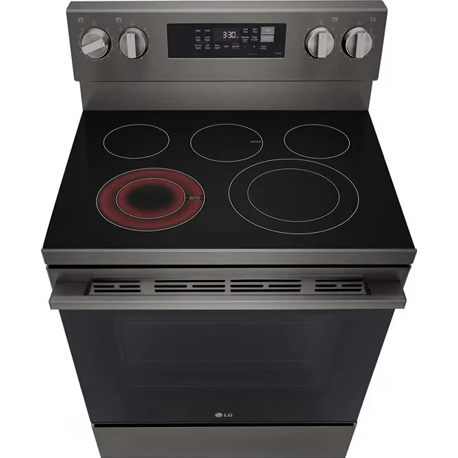 LG Cuisinière électrique intelligente de 30 pouces avec fonction Air Fry LREN6323ZE - Image 6