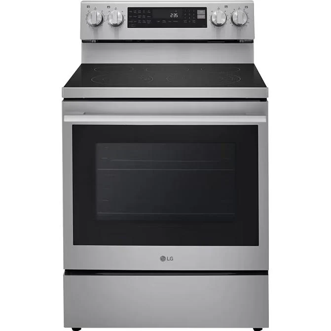 LG Cuisinière électrique intelligente de 30 pouces avec fonction Air Fry LREN6325XE
