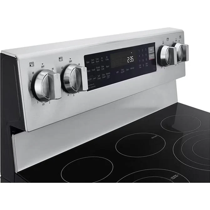 LG Cuisinière électrique intelligente de 30 pouces avec fonction Air Fry LREN6325XE - Image 10