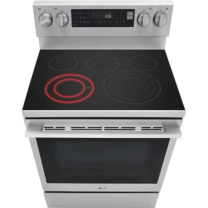 LG Cuisinière électrique intelligente de 30 pouces avec fonction Air Fry LREN6325XE - Image 7