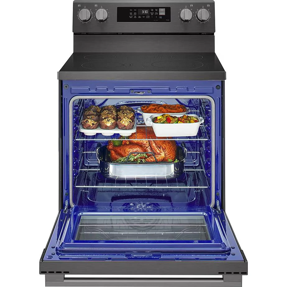 LG Cuisinière électrique intelligente de 30 pouces avec fonction Air Fry LREN6325ZE - Image 5