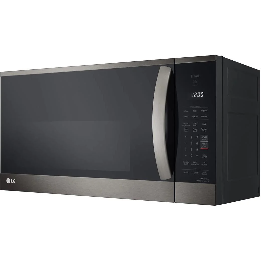 LG Four à micro-ondes à hotte intégrée de 30 pouces, 1,8 pi. cu. avec EasyClean® MVEM1825D - Image 2