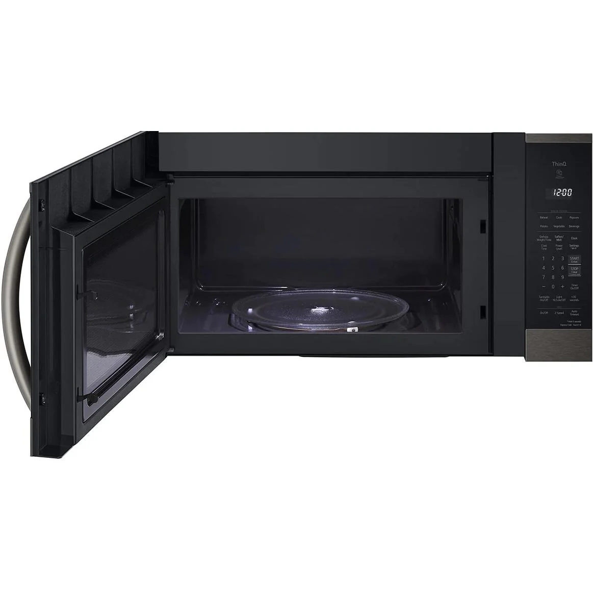 LG Four à micro-ondes à hotte intégrée de 30 pouces, 1,8 pi. cu. avec EasyClean® MVEM1825D - Image 4