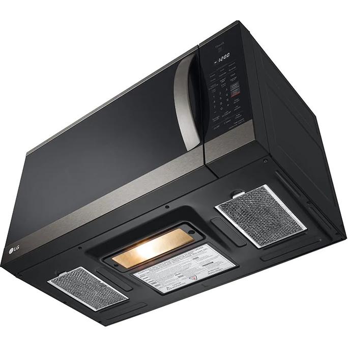 LG Four à micro-ondes à hotte intégrée de 30 pouces, 1,8 pi. cu. avec EasyClean® MVEM1825D - Image 6