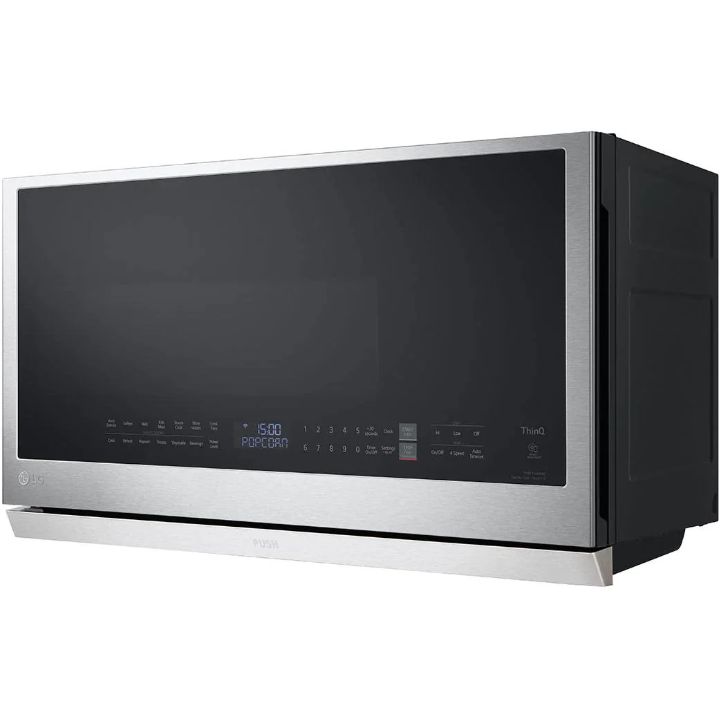 LG Four à micro-ondes à hotte intégrée de 30 pouces, 2,1 pi. cu. avec EasyClean® MVEL2137F - Image 2