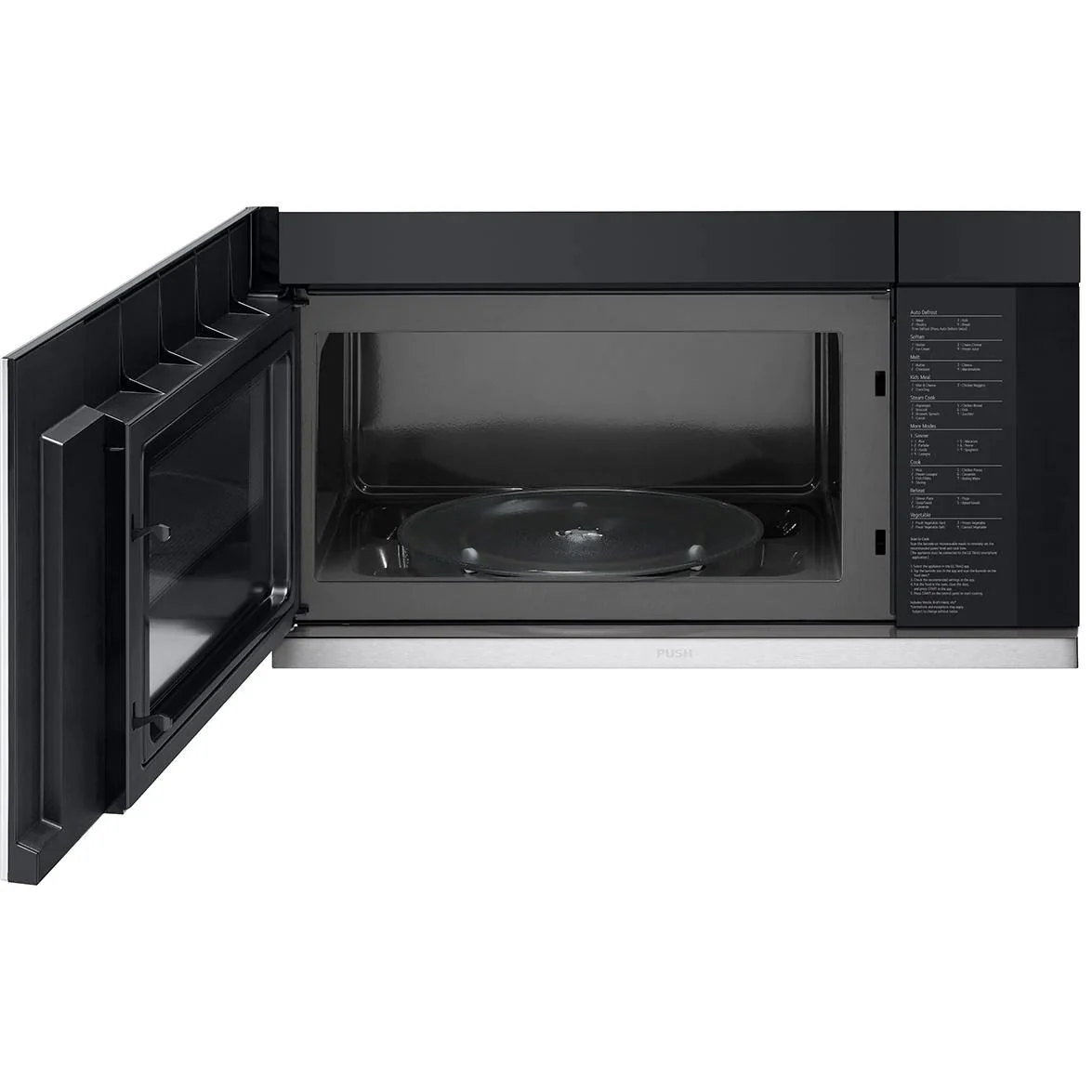 LG Four à micro-ondes à hotte intégrée de 30 pouces, 2,1 pi. cu. avec EasyClean® MVEL2137F - Image 4