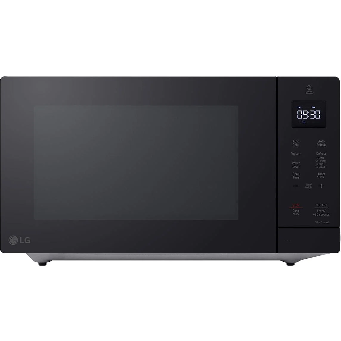 LG Four à micro-ondes de comptoir de 20 po, 1.1 pi cu, avec intérieur EasyClean MSER1130B