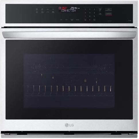 LG Four mural encastré simple de 30 pouces, 4,7 pi. cu. avec technologie convection WSEP4723F