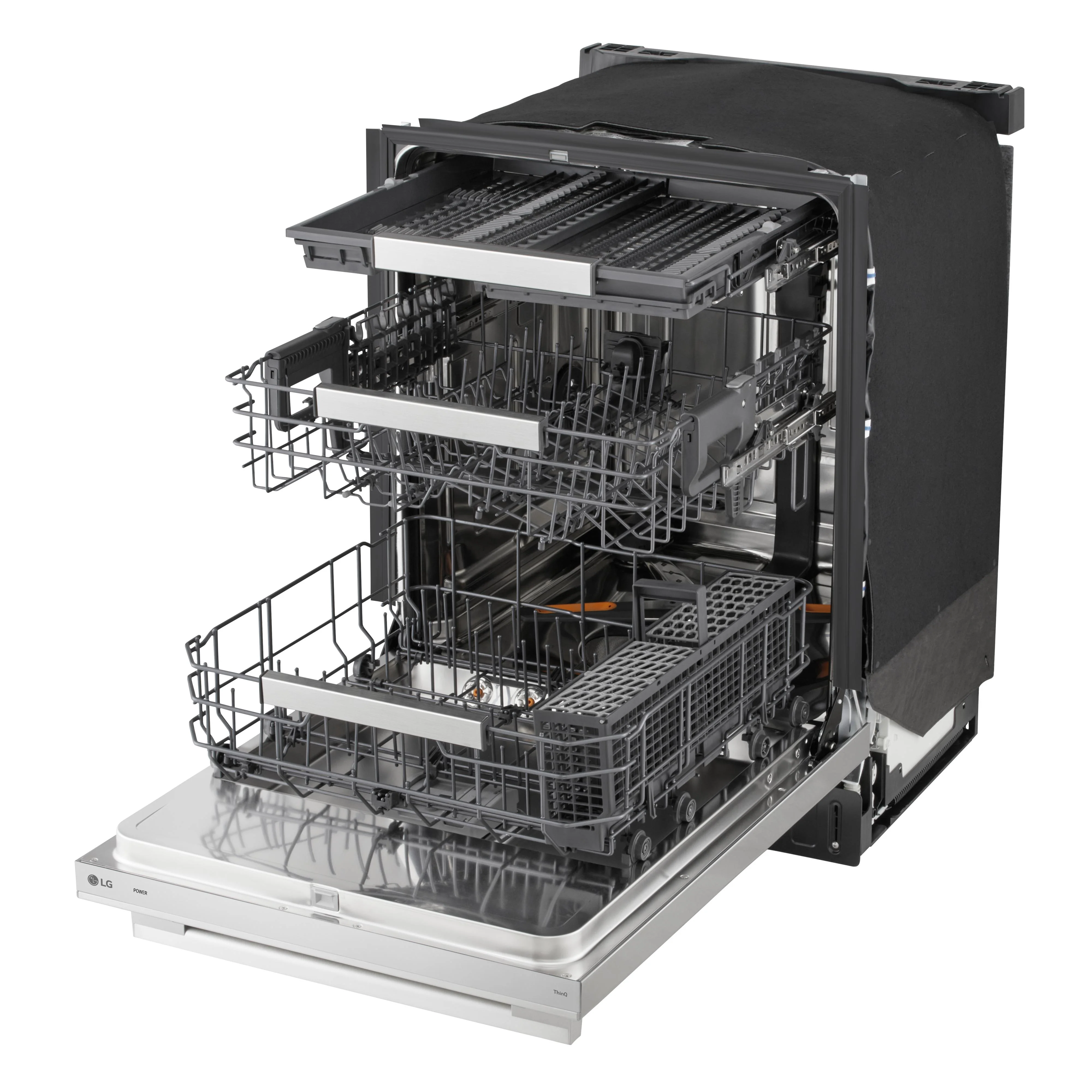 LG Lave-vaisselle intelligent à commandes sur le dessus avec QuadWash® Pro LDNTH862S - Image 4
