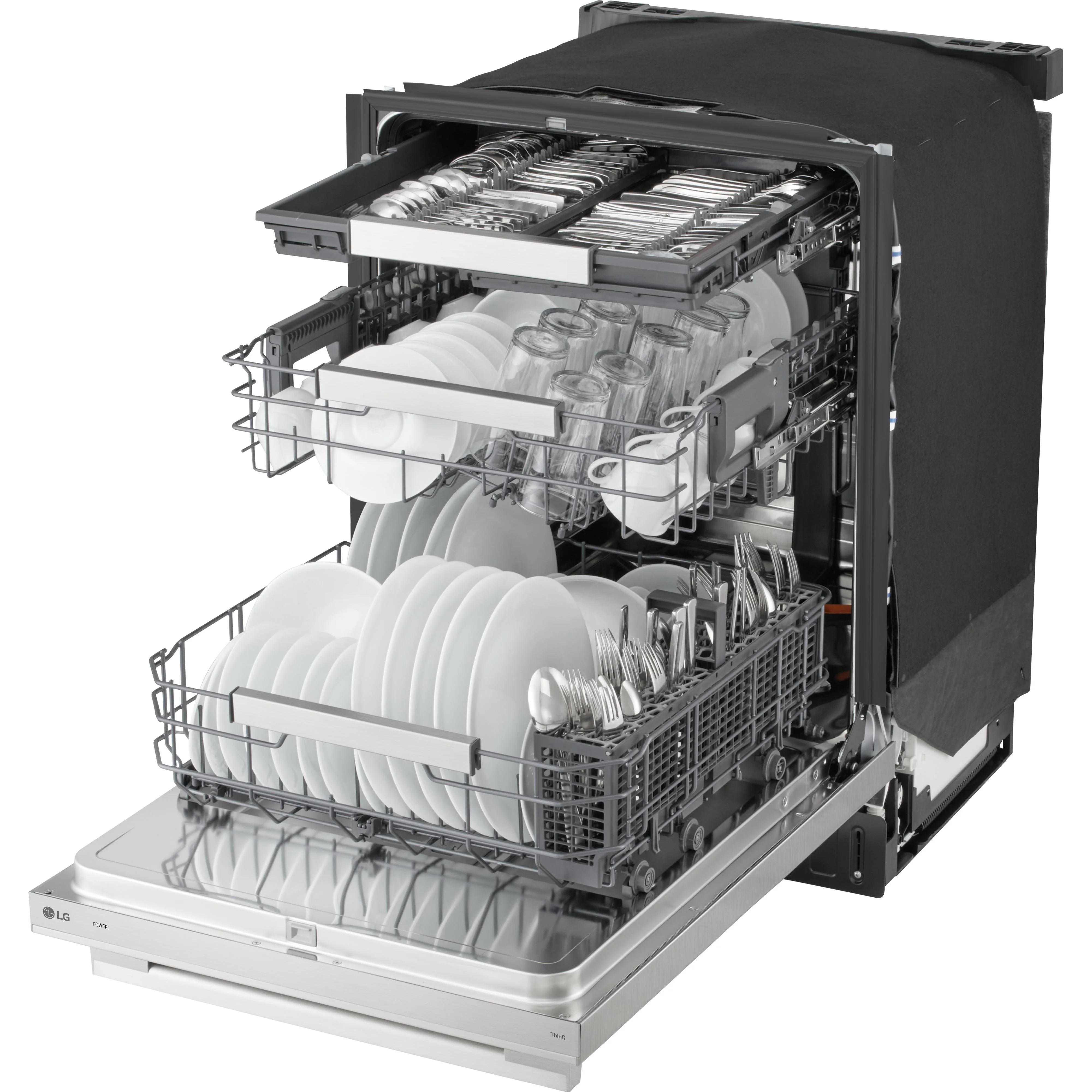 LG Lave-vaisselle intelligent à commandes sur le dessus avec QuadWash® Pro LDNTH862S - Image 6