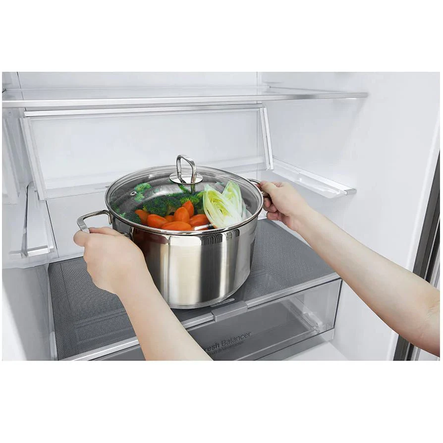LG Réfrigérateur à congélateur inférieur à profondeur de comptoir de 28 po., 14,7 pi.cu. avec Multi-Air Flow Cooling LBNC15251V - Image 7