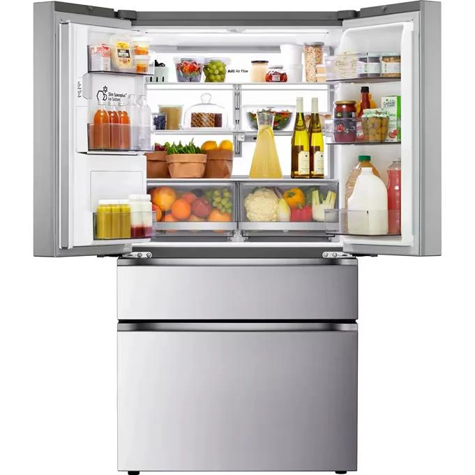 LG Réfrigérateur à portes françaises à 4 portes MAX™ de 29 pi³ avec Mini Craft Ice™ et tiroir Full-Convert™ LF29S9730S - Image 4