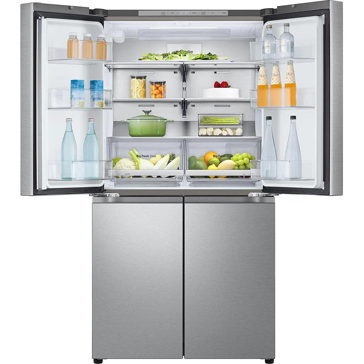 LG Réfrigérateur à quatre portes avec porte à deux battants à profondeur de comptoir de 36 po, 23,6 pi. cu. avec machine à glaçons LF24C8200S - Image 5