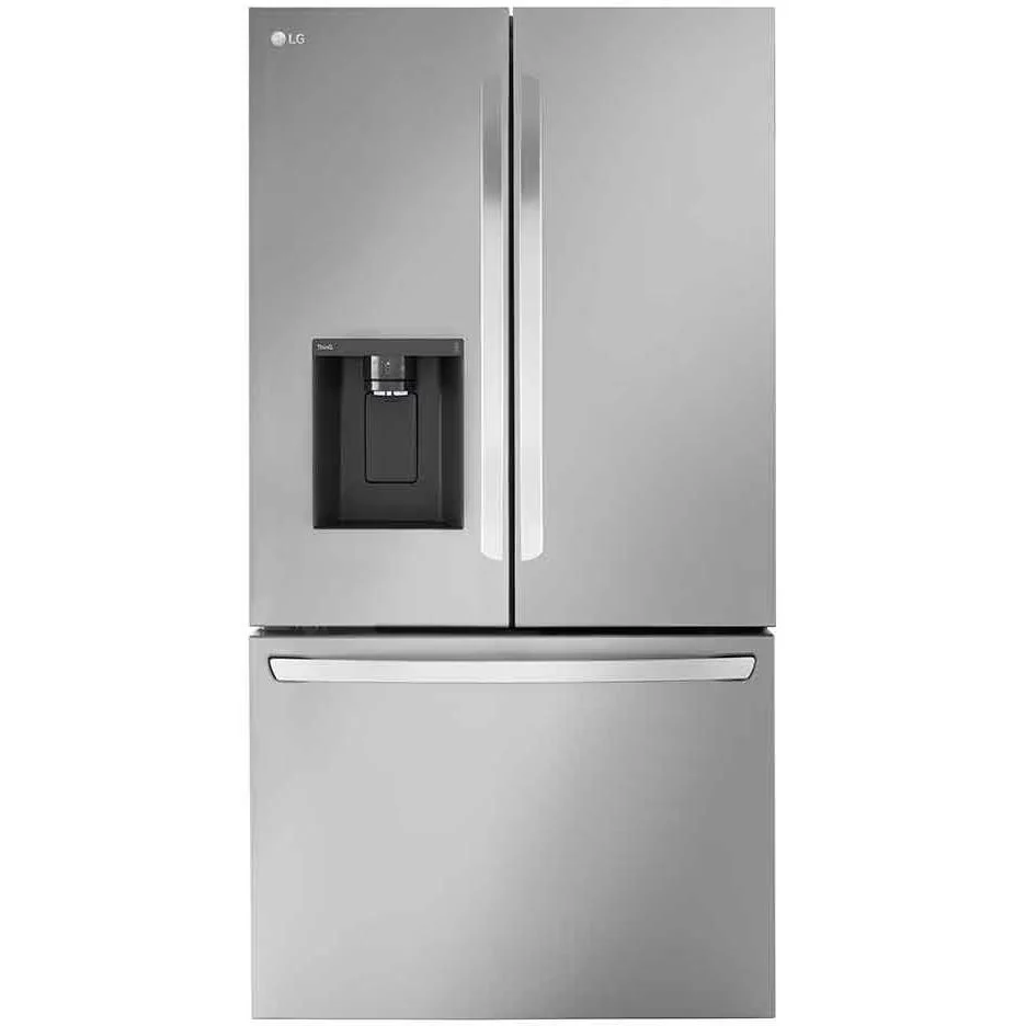 LG Réfrigérateur trois portes avec porte à deux battants à profondeur de comptoir avec deux machines à glaçons LRFXC2606S