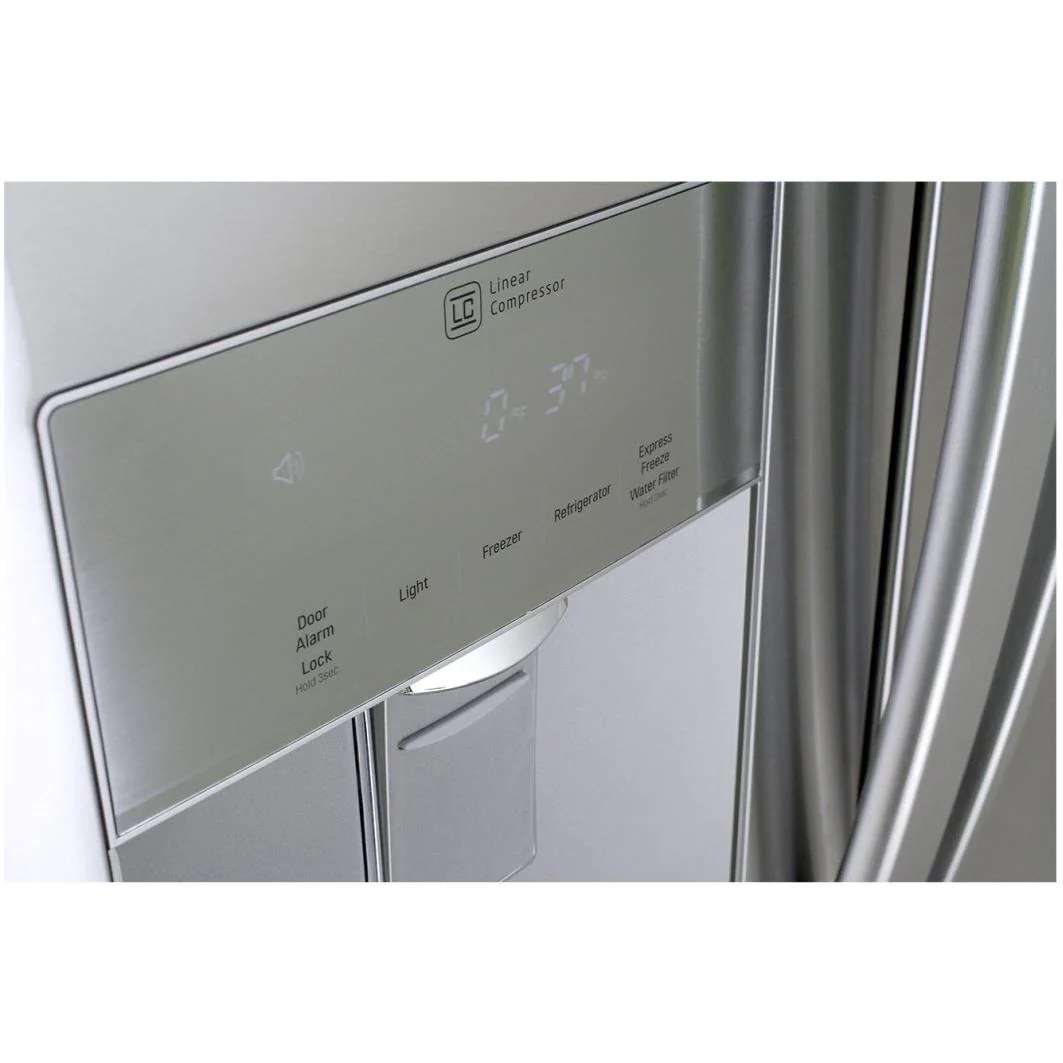 LG Réfrigérateur trois portes avec porte à deux battants amovible de 30 po., 21,8 pi.cu. avec distributeur d'eau externe LRFWS2200S - Image 13