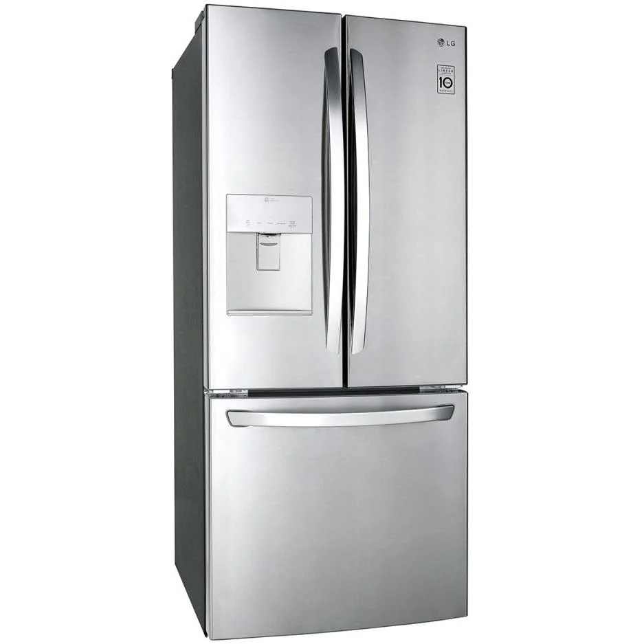 LG Réfrigérateur trois portes avec porte à deux battants amovible de 30 po., 21,8 pi.cu. avec distributeur d'eau externe LRFWS2200S - Image 2