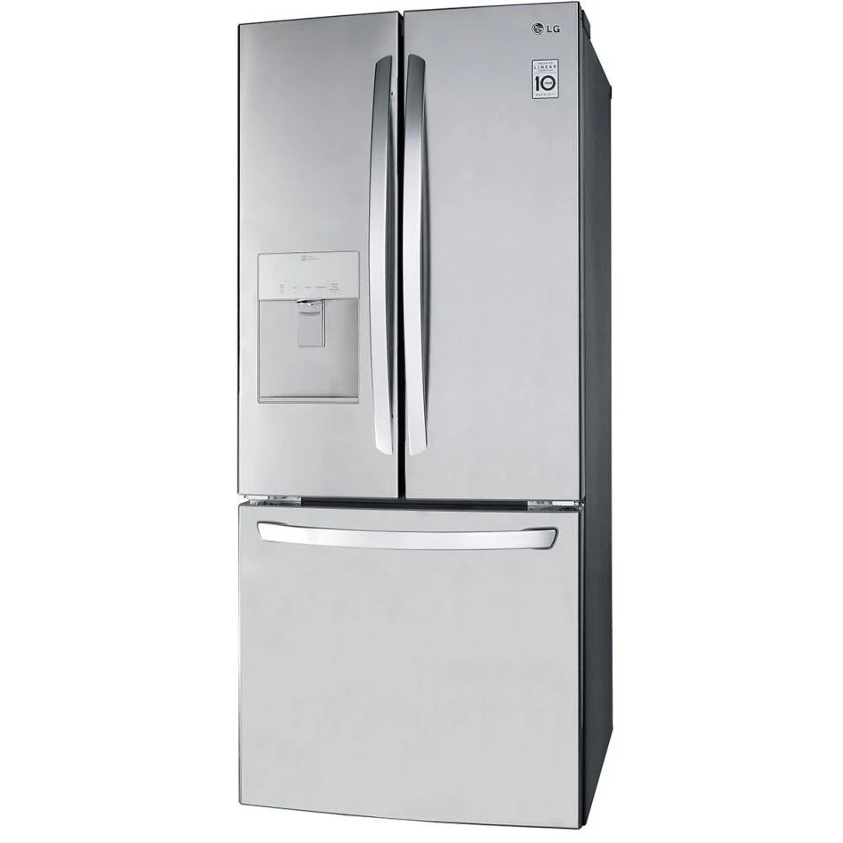 LG Réfrigérateur trois portes avec porte à deux battants amovible de 30 po., 21,8 pi.cu. avec distributeur d'eau externe LRFWS2200S - Image 3