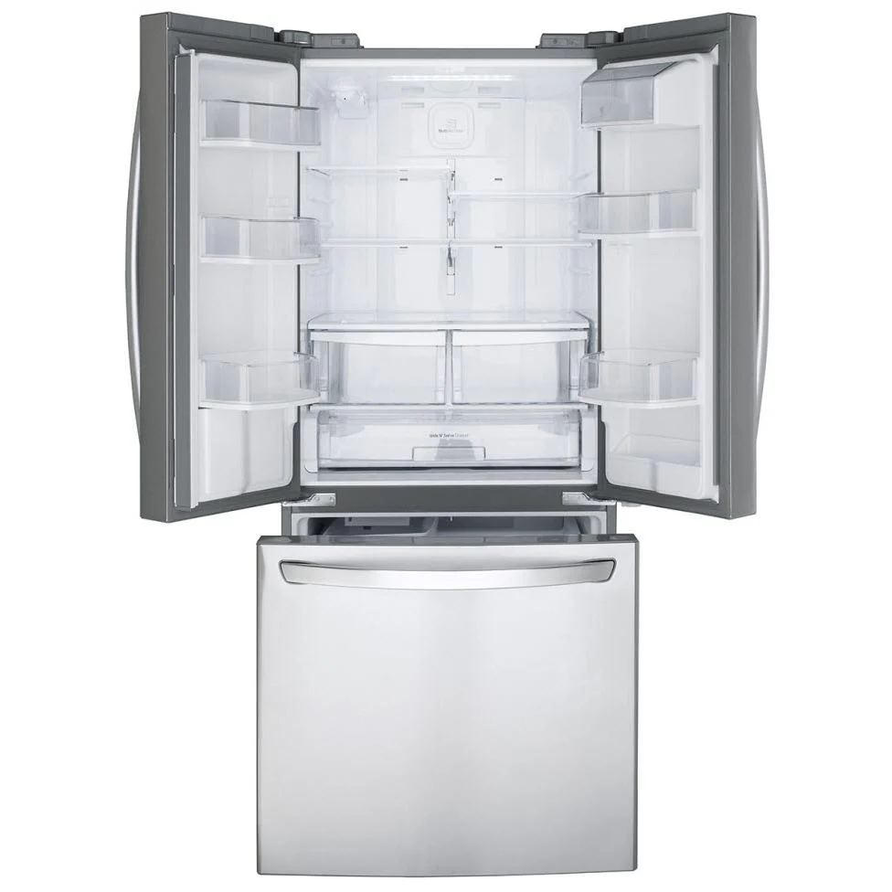 LG Réfrigérateur trois portes avec porte à deux battants amovible de 30 po., 21,8 pi.cu. avec distributeur d'eau externe LRFWS2200S - Image 5