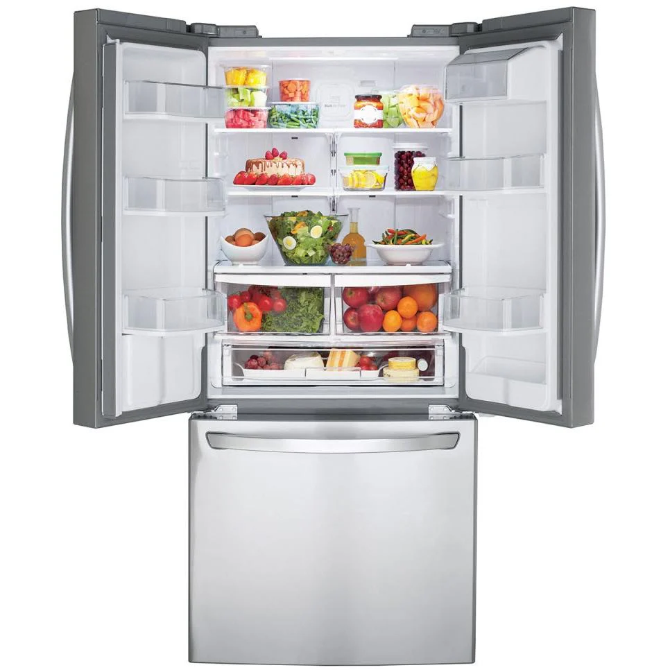 LG Réfrigérateur trois portes avec porte à deux battants amovible de 30 po., 21,8 pi.cu. avec distributeur d'eau externe LRFWS2200S - Image 6