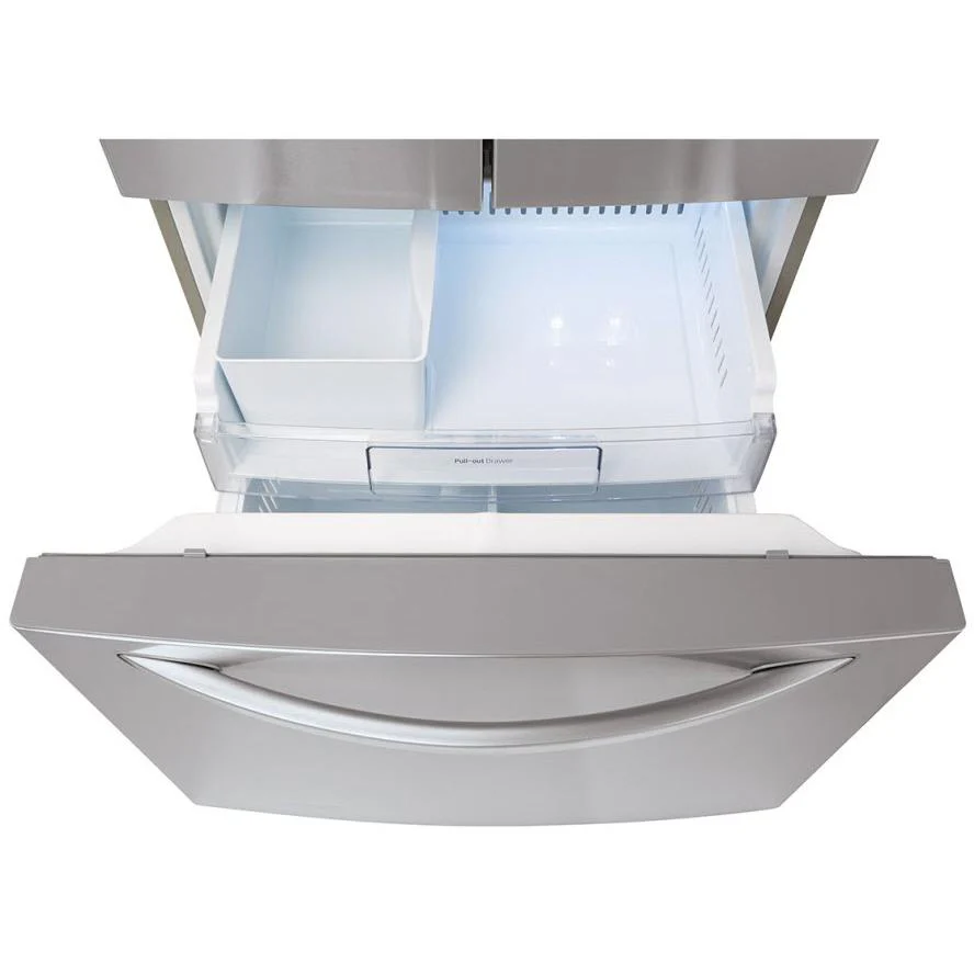 LG Réfrigérateur trois portes avec porte à deux battants amovible de 30 po., 21,8 pi.cu. avec distributeur d'eau externe LRFWS2200S - Image 7