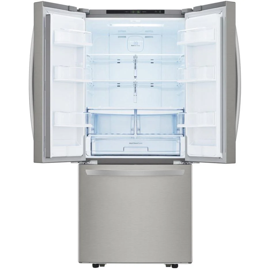 LG Réfrigérateur trois portes avec porte à deux battants amovible de 30 po., 21,8 pi.cu. avec technologie SmartDiagnosis™ - Image 4