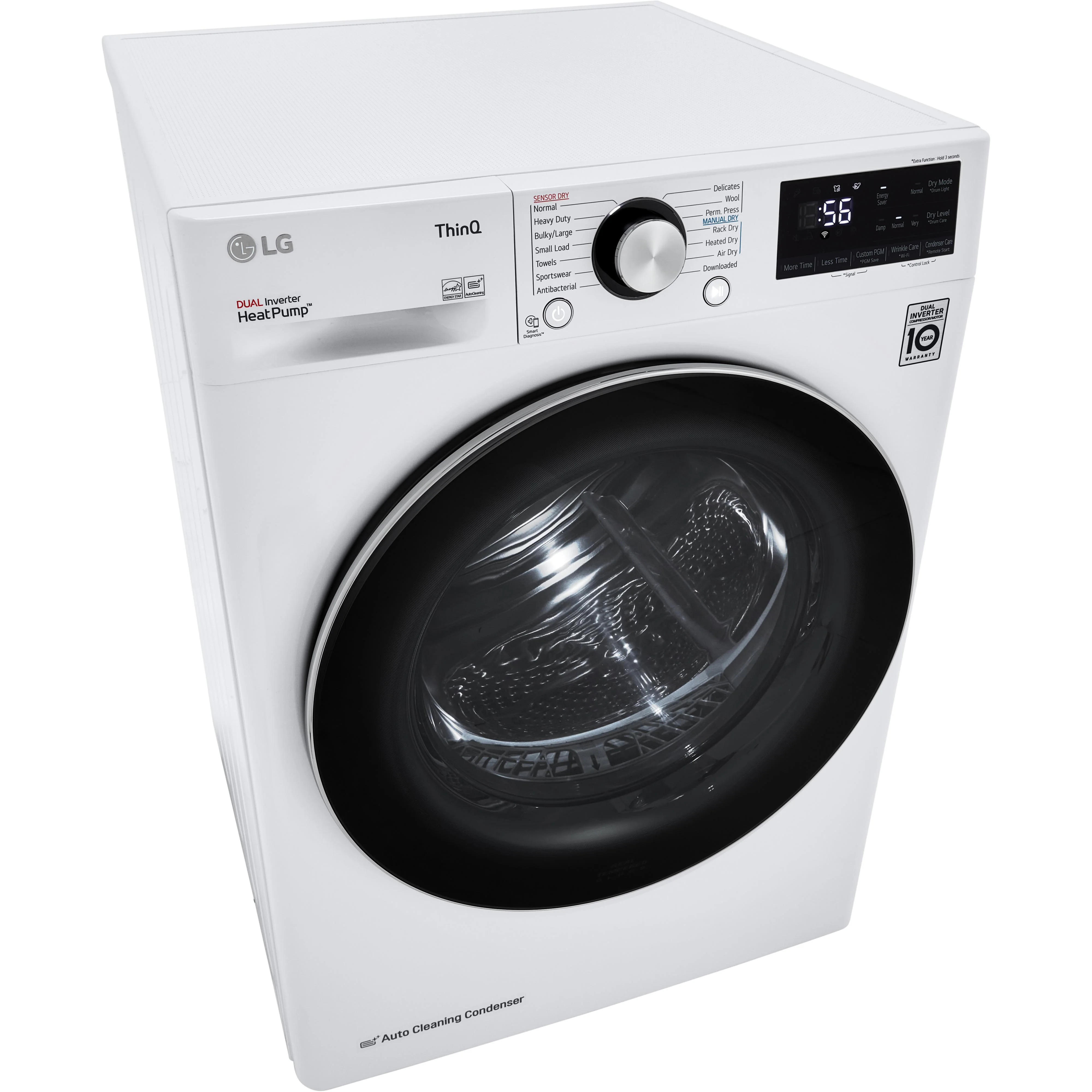 LG Sécheuse électrique de 4.2 pi.cu. avec technologie ThinQ® DLHC1455W - Image 5