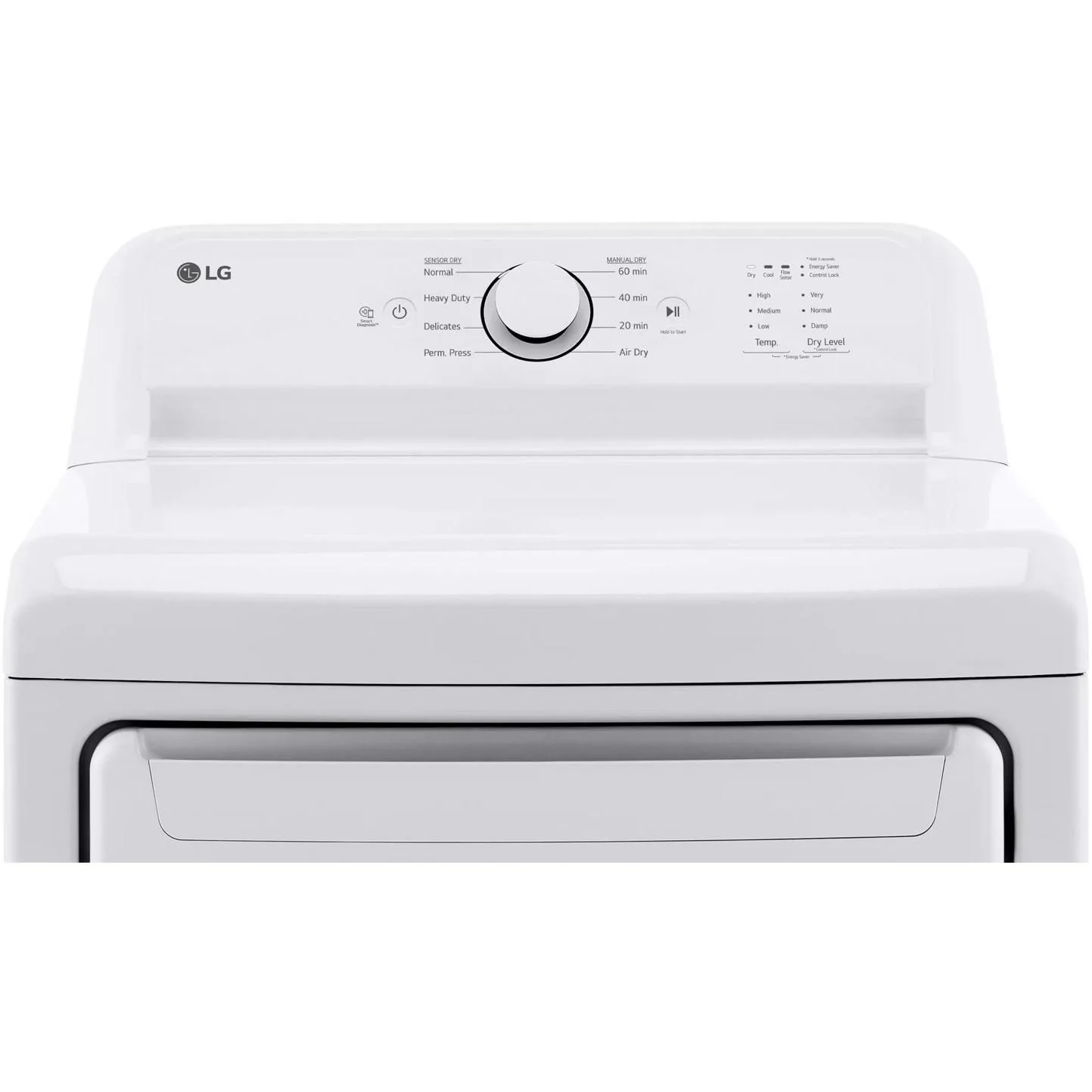 LG Sécheuse électrique de 7.3 pi cu avec diagnostic intelligent DLE6100W - Image 7